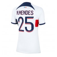 Dres Paris Saint-Germain Nuno Mendes #25 Preč pre Ženy 2023-24 Krátky Rukáv